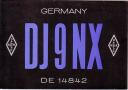 QSL - Funkkarte - DJ9NX 67292 Kirchheimbolanden - 1965