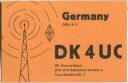 QSL - QTH - Funkkarte - DK4UC - Bobenheim-Roxheim