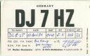 QSL - Funkkarte - DJ7HZ