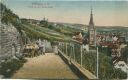 Postkarte - Esslingen a. N. - Partie an der Neckarhalde