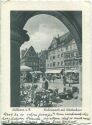 Postkarte - Heilbronn - Wochenmarkt - Leiterwagen