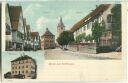 Postkarte - Knittlingen - Schulhaus