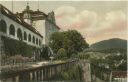 Postkarte - Baden-Baden - Neues Schloss Terrasse 1907