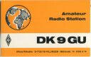 QSL - Funkkarte - DK9GU - Villingen