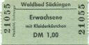 Waldbad Säckingen - Eintrittskarte
