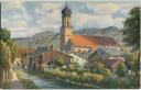 Postkarte - Oberammergau - Partie am Mühlbach