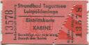 Strandbad Tegernsee - Luitpoldanlage - Eintrittskarte