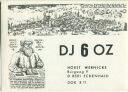 QSL - Funkkarte - DJ6OZ - Eckenhaid