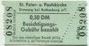 Detwang - St. Peter- und Paulskirche - Eintrittskarte