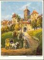 Ansichtskarte - Rothenburg ob der Tauber - Kobolzellertor