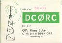 Funkkarte - DC0RC - Weiden in der Oberpfalz