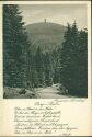Ansichtskarte - 98559 Oberhof - Der Schneekopf mit dem Berg-Psalm von v. Scheffel