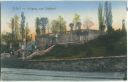 Postkarte - Erfurt - Aufgang zum Stadtpark