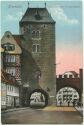 Postkarte - Eisenach - Nicolaitor mit Turmschänke