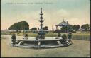 Postkarte - Calcutta - Fountain - Bandstand