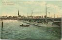 Postkarte - Riga - Pontonbrücke 1911