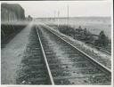 Baltikum - Foto - Radviliskis Juli 1941- rechts Trümmer eines Munitionszuges