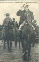 Postkarte - Avenement du roi Albert 23 dcembre 1909 - Le roi salutant la foule