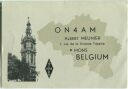 QSL - QTH - Funkkarte - ON4AM - Belgium