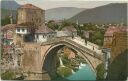 Postkarte - Mostar - Moctap - Römerbrücke - Radobolja-Wasserfälle