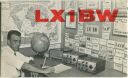 QSL - Funkkarte - LX1BW