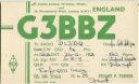 QSL - QTH - Funkkarte - G3BBZ - Great Britain