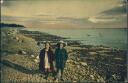 Terijoki - zwei Kinder am Strand - Postkarte