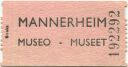 Helsinki - Mannerheim Museo Museet - Eintrittskarte