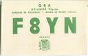 QSL - QTH - Funkkarte - F8YN - France - Bourg-de-Peage (Drome)