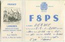 QSL - QTH - Funkkarte - F8PS - France - Langres