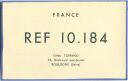 QSL - QTH - Funkkarte - REF 10.184 - France - Boulogne (Seine)