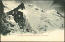 Postkarte - Cabane des Grands Mulets et le Montblanc ca. 1900