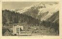 Postkarte - Hotel du Col des Montets et le Glacier du Tour