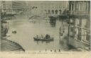 Postkarte - Paris - Inondations de Paris 1910 - A la Gare Saint-Lazare