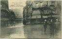 Postkarte - Paris - Crue de la Seine - Janvier 1910 - Rue Pasquier