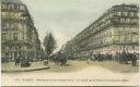 Postkarte - Paris - Boulevard des Capucines - Le Cafe de la Paix et le Grand-Hotel