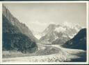 Mer de Glace - Foto 8cm x 10cm ca. 1920