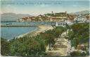 Postkarte - Cannes - La Plage - le Casino et le Mt. Chevalier