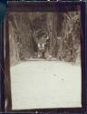 Boccia Boule Spieler in Chiavenna - Foto ca. 10,5 cm x 8,5 cm - um 1900