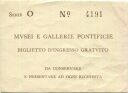 Musei e Gallerie Pontificie - Biglietto d'ingresso gratvito