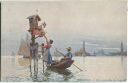 Postkarte - Venezia - Un capitello in laguna
