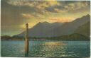 Postkarte - Lecco - Notte di luna sul lago