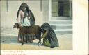 Postkarte - Goat milking - Malta