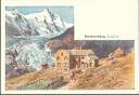 Postkarte - Glocknerhaus - signiert E. T. Compton