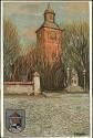 Postkarte - Angerburg - Kirche