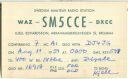 QSL - Funkkarte - WAZ-SM5CCE-DXCC - Sweden - Bromma - 1959