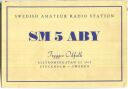 QSL - Funkkarte - SM5ABY - Sweden - Stockholm - 1958
