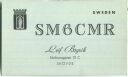 QSL - Funkkarte - SM6CMR - Sweden - Skövde - 1964