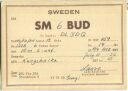QSL - Funkkarte - SM6BUD - Sweden - Kungsbacka