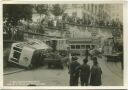 Zürich - Das Strassenbahnunglück vom 10.09.1930 an der Gloriastrasse - Foto-AK